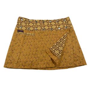 Sommerrock Wenderock Minirock mit Tasche - Chocochip Short 53 Nijens