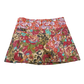 Sommerrock aus Baumwolle in Bunt/Sandfarben im Mustermix. Umfang ist verstellbar mit doppelter Druckknopfleiste mit Einsteckfach.
