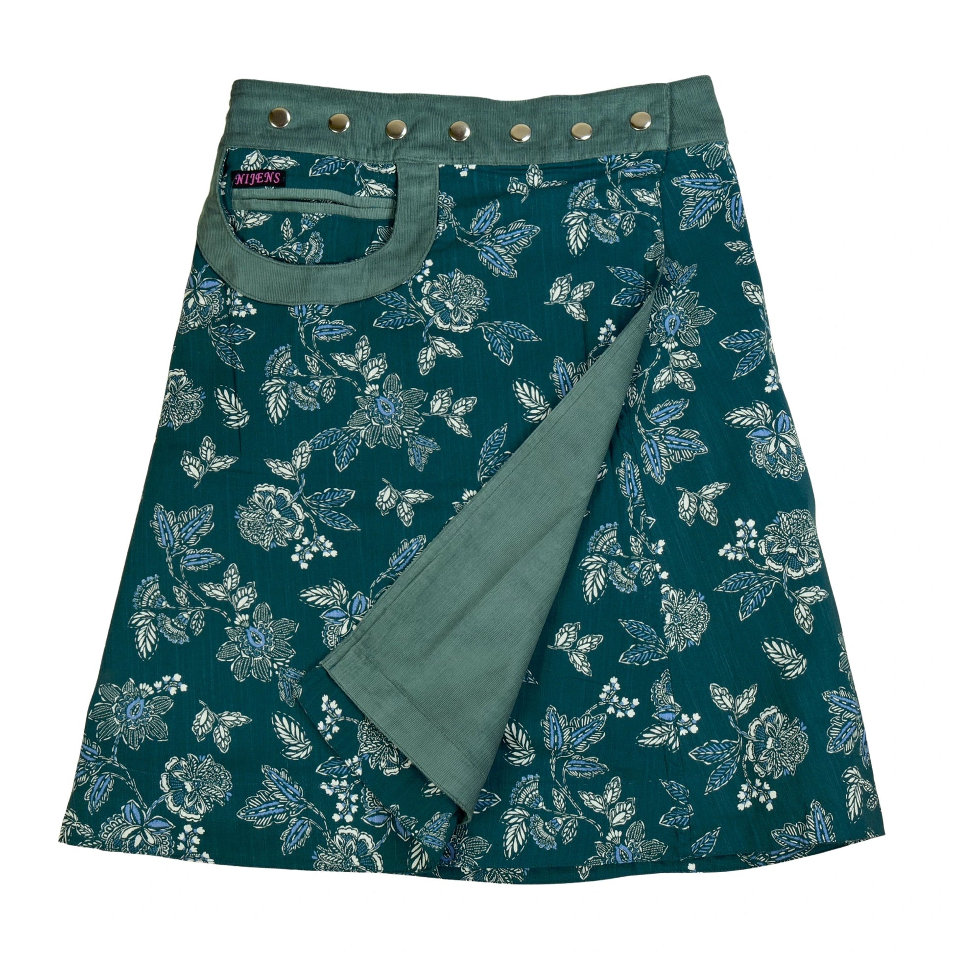 Boho-Vibes zum Wenden – Rock aus Cord & Baumwolle - Bagelon Corduroy 101 Nijens