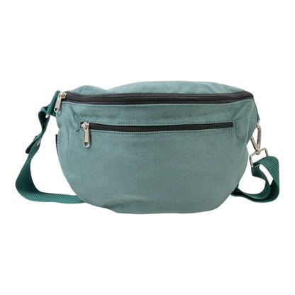 Gassi-Tasche Crossbody "Bangkok" Cord Salbei (119)