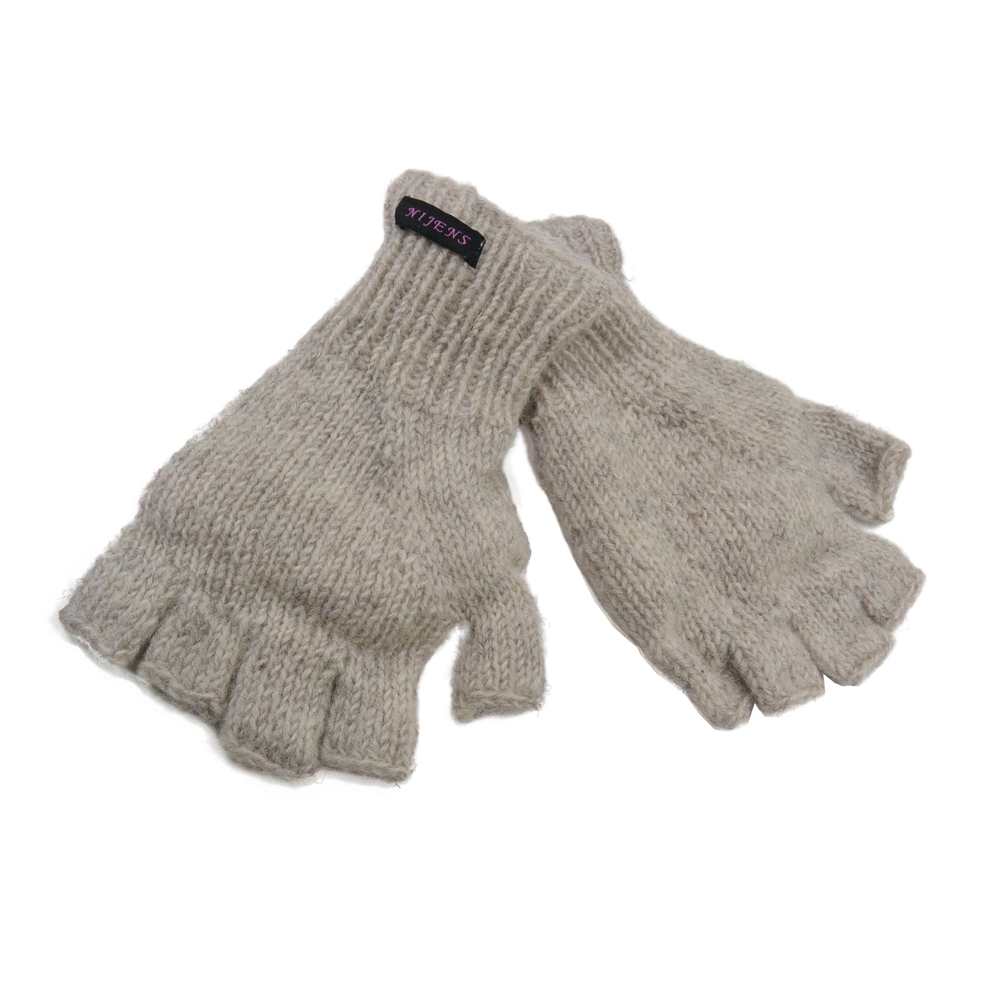 Fingerlose Handschuhe Halbfinger Handschuhe Unisex Naturweiß - DHARAN 40