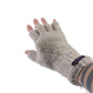 Fingerlose Handschuhe Halbfinger Handschuhe Unisex Naturweiß - DHARAN 40