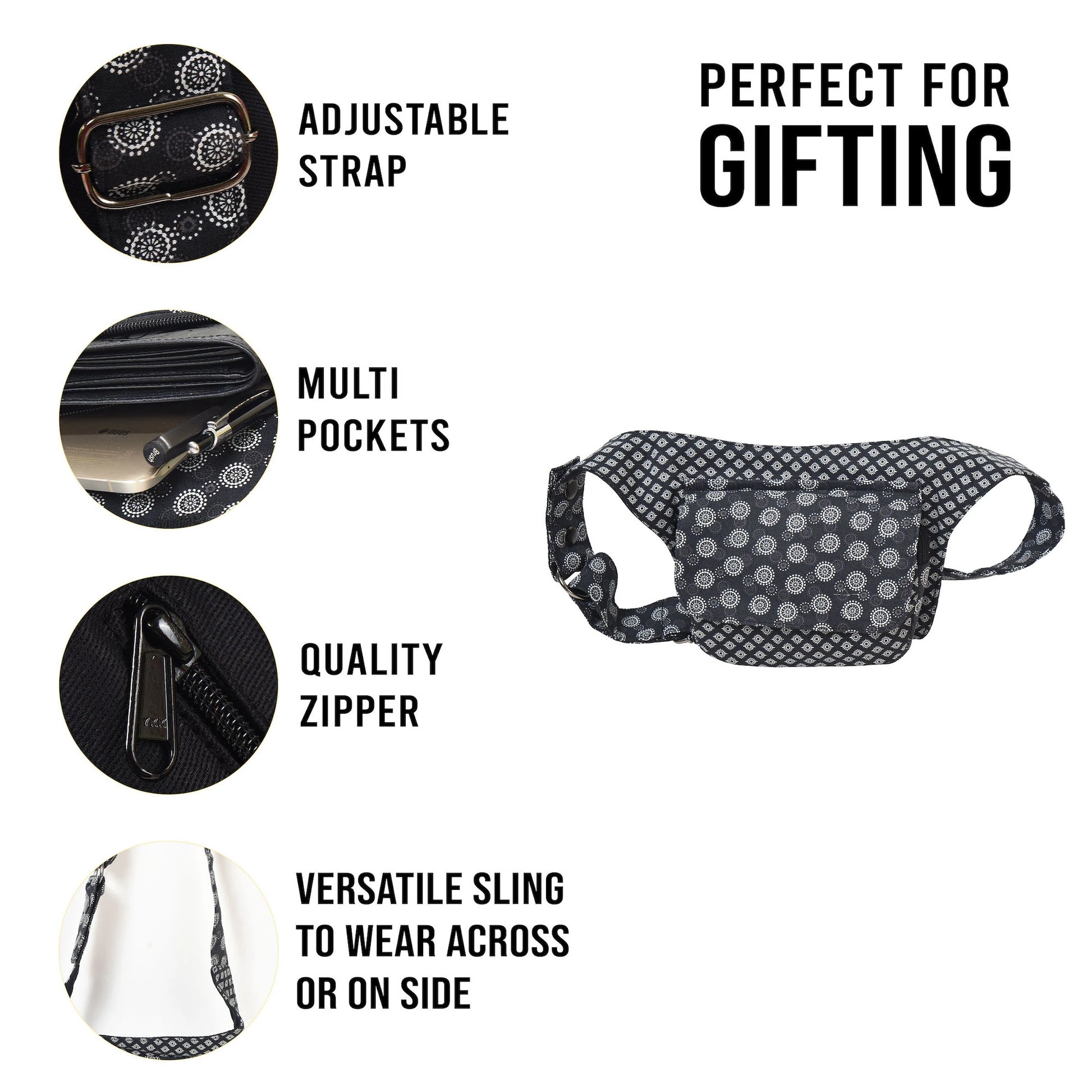 Nijens Bauchtasche aus 100% Baumwolle