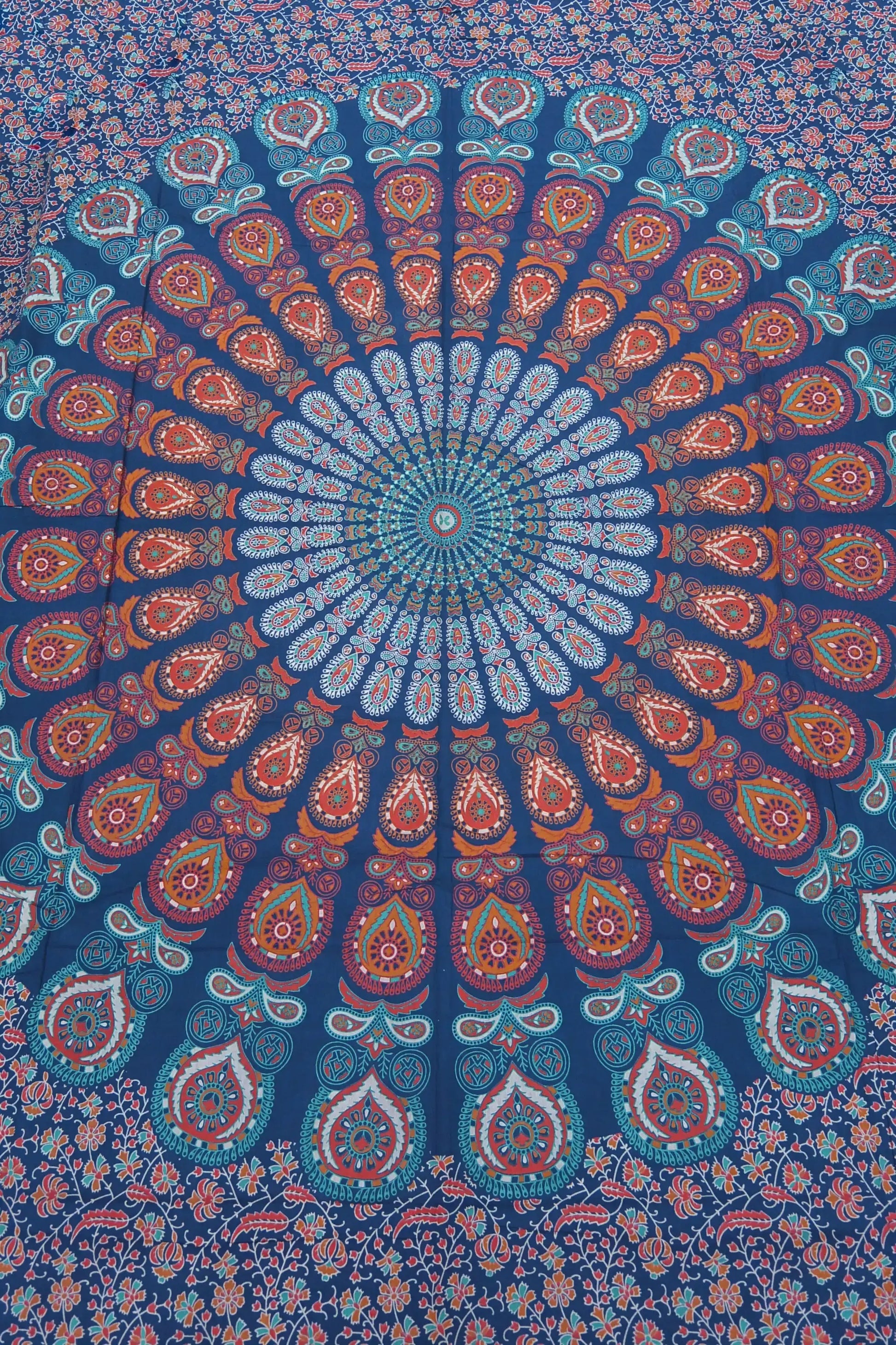 Indisches Laken Wandtuch Mandala Hippie Tagesdecke  - Dekor Decke Groß 70 / 302 Nijens