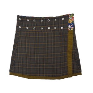 Sommerrock Wickelrock bestickter Baumwollstoff - Dounut C Long 12 Nijens Shop