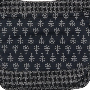 Bauchtasche Nijens Gürteltasche Handy-Tasche Stoff Charcoal Blumenmuster