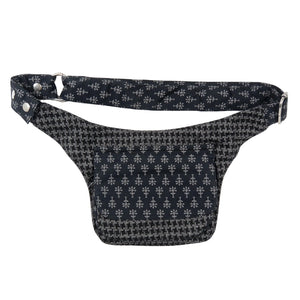 Bauchtasche Nijens Gürteltasche Handy-Tasche Stoff Charcoal
