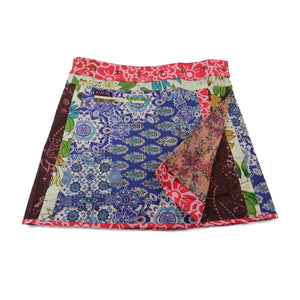 Sommerrock Minirock Wenderock Wickelrock aus Baumwolle -  Eilla Short 124 Nijens