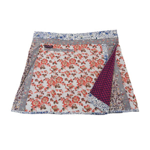 Sommerrock Minirock Wenderock Wickelrock aus Baumwolle -  Eilla Short 127 Nijens