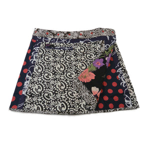 Sommerrock Minirock Wenderock Wickelrock aus Baumwolle -  Eilla Short 128 Nijens