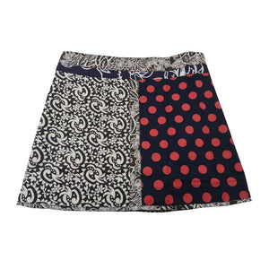 Sommerrock Minirock Wenderock Wickelrock aus Baumwolle -  Eilla Short 128 Nijens