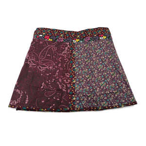 Sommerrock Minirock Wenderock Wickelrock aus Baumwolle -  Eilla Short 131 Nijens