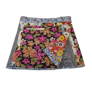 Sommerrock Minirock Wenderock Wickelrock aus Baumwolle -  Eilla Short 132 Nijens