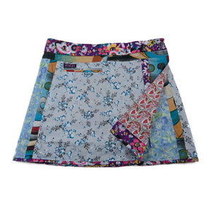 Sommerrock Minirock Wenderock Wickelrock aus Baumwolle -  Eilla Short 133 Nijens