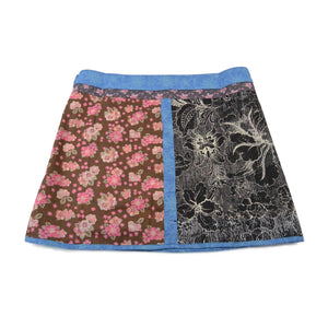 Sommerrock Minirock Wenderock Wickelrock aus Baumwolle -  Eilla Short 134 Nijens