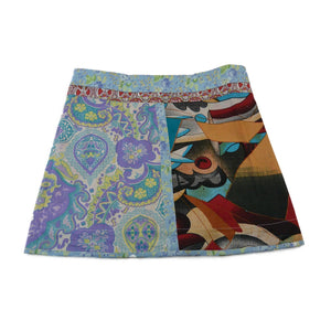 Sommerrock Minirock Wenderock Wickelrock aus Baumwolle -  Eilla Short 135 Nijens