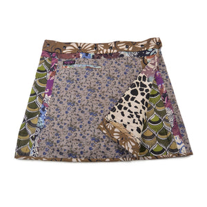 Sommerrock Minirock Wenderock Wickelrock aus Baumwolle -  Eilla Short 138 Nijens