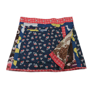 Sommerrock Minirock Wenderock Wickelrock aus Baumwolle -  Eilla Short 140 Nijens