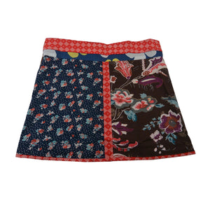 Sommerrock Minirock Wenderock Wickelrock aus Baumwolle -  Eilla Short 140 Nijens