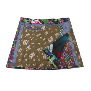 Sommerrock Minirock Wenderock Wickelrock aus Baumwolle -  Eilla Short 141 Nijens