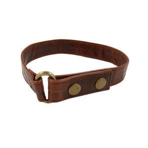 Nijens Gürtel-Verlängerung für XXXL Hüfttaschen aus Leder Kastanienbraun