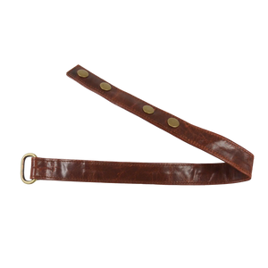 Nijens Gürtel-Verlängerung für XXXL Hüfttaschen aus Leder Kastanienbraun 22
