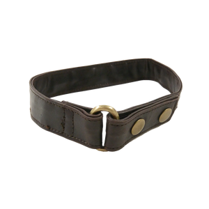 Nijens Gürtel-Verlängerung für XXXL Hüfttaschen aus Leder Schokobraun