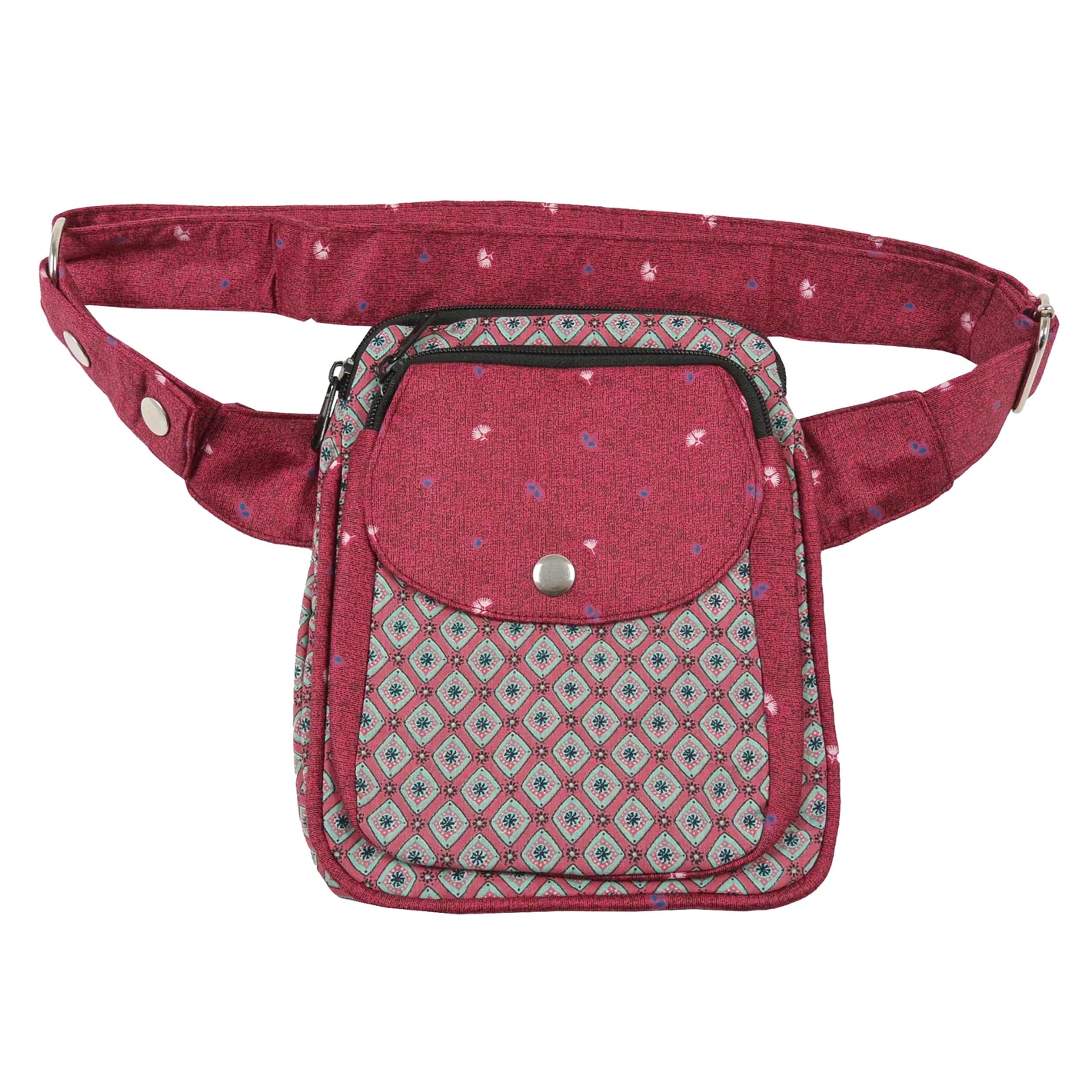 Nijens Gassi-Tasche Stoff Rosa, Leckerlitasche Hundetasche