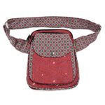 Gassi-Tasche Bauchtasche Stoff Rosa