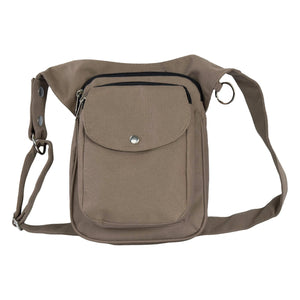 Gassi-Tasche Wasserdichte Einfarbige (Nylon Beige)