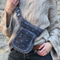 Nijens Bauchtasche Paris aus Baumwolle mit Ethno-Muster als Crossbody getragen, leichte Festival Tasche mit Reißverschlussfächern für Handy, Schlüssel und Geld