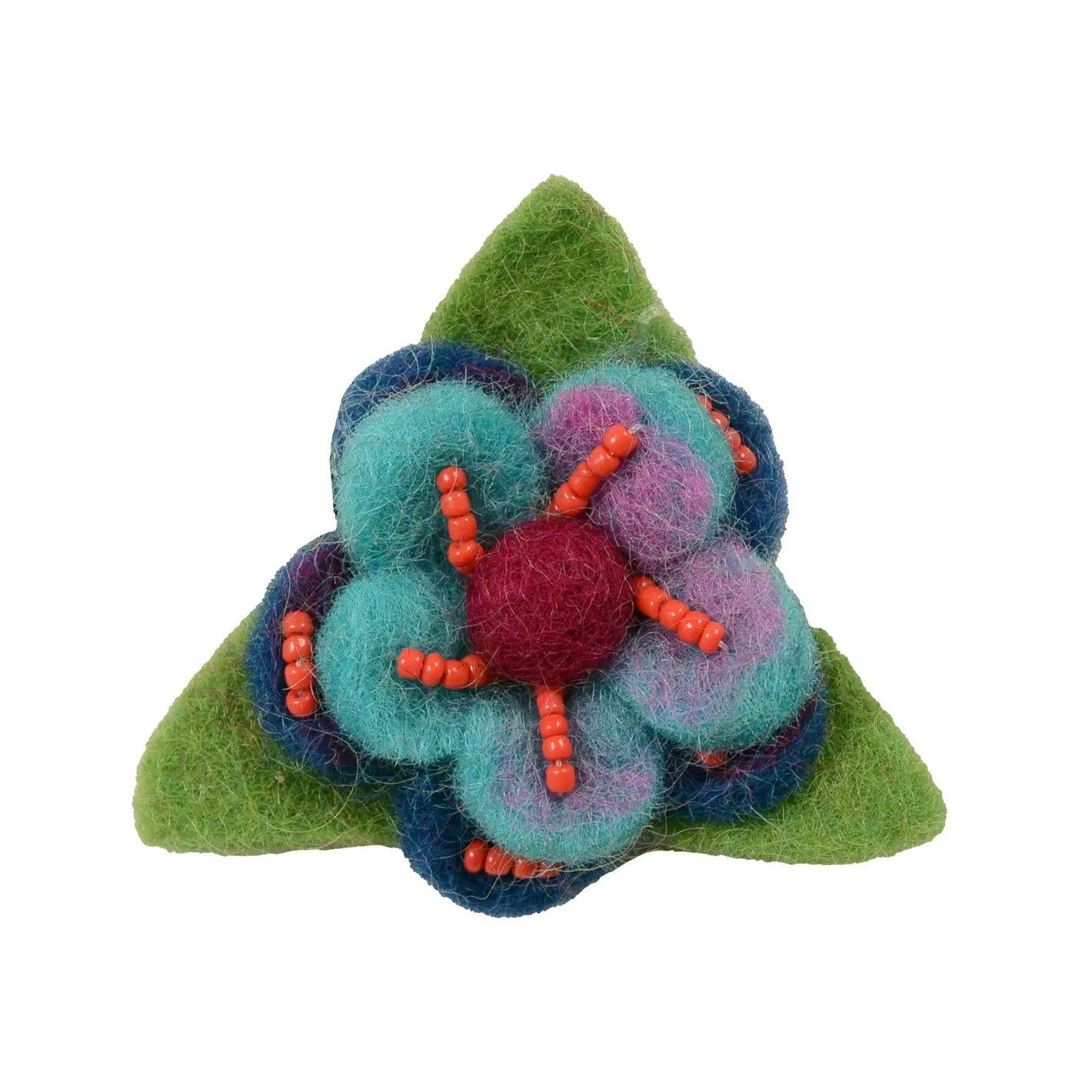 Filz Accessoires Blumen- Haargummi aus Wolle 125-130 Nijens Shop