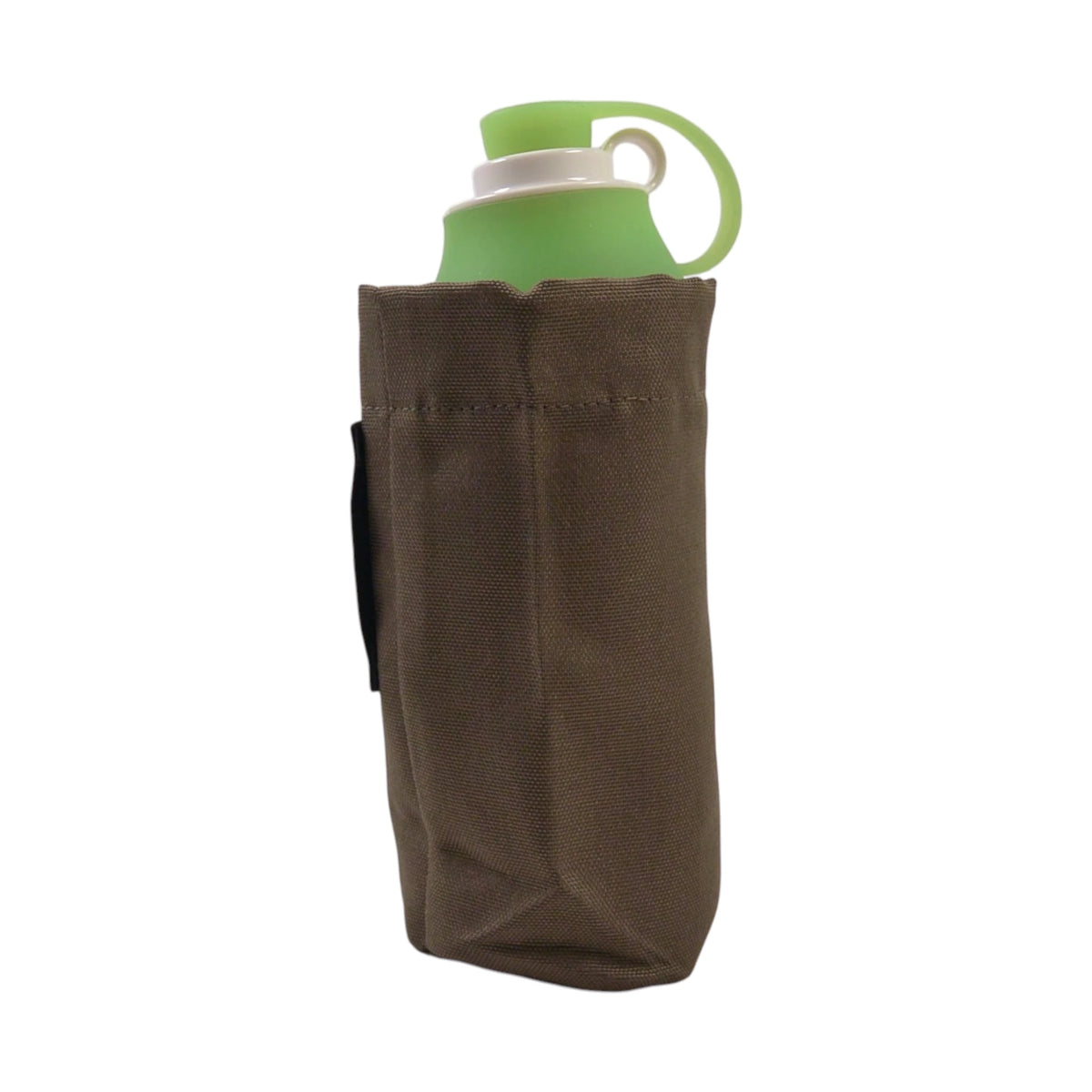 Flaschenbeutel aus Polyester, braun