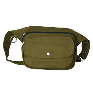 Nijens Hüfttasche Multifach-Gassi-Tasche S-XXXL für Hunde (Stoff Khaki) 1