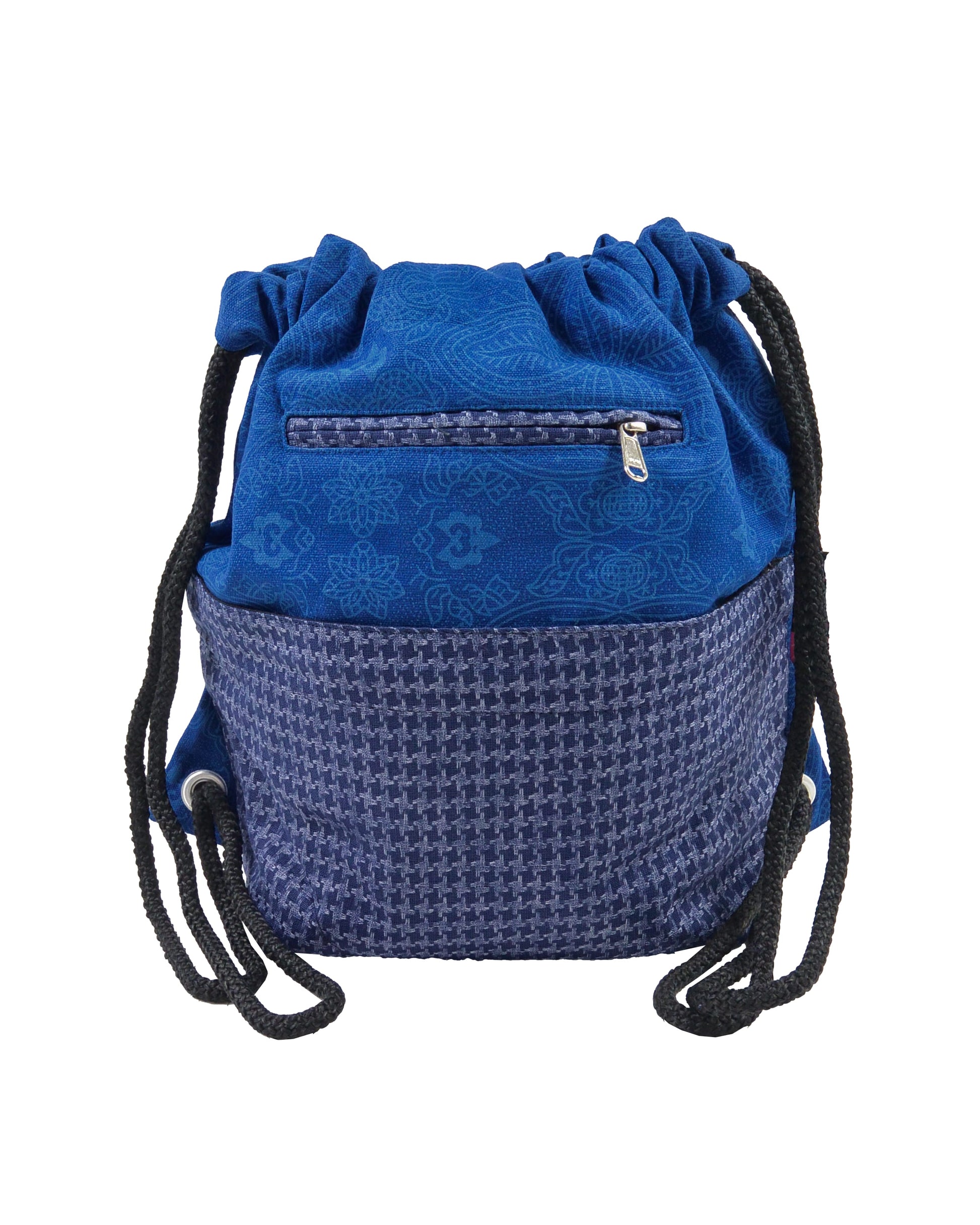 Turnbeutel, Rucksack Canvas Blau