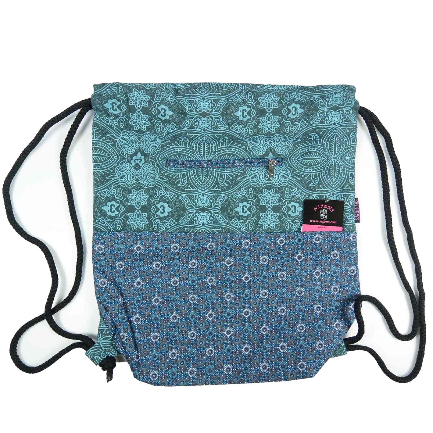 Backpack Canvas Marineblau, Sport Turnbeutel