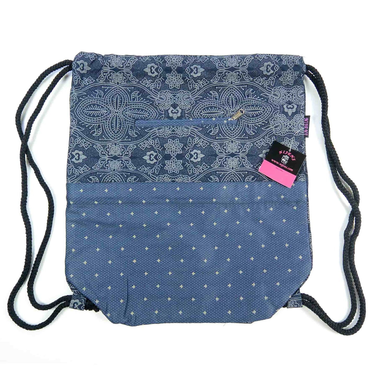 Umhängetasche Nijens Bag Stoff Canvas Blau 