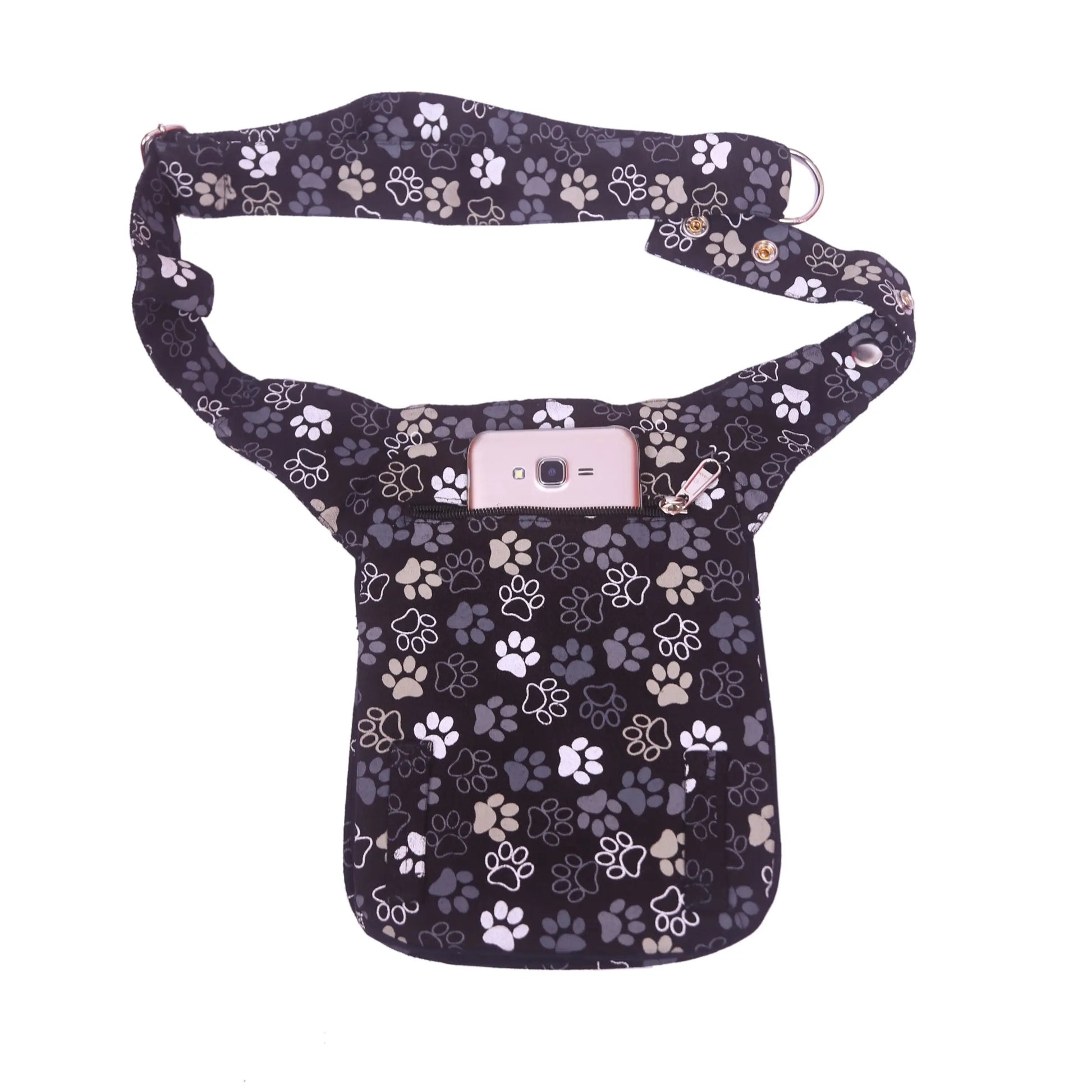 Gassi-Tasche Stoff-Baumwolle mit Pfotenmuster - Freiburg 854 Nijens Shop