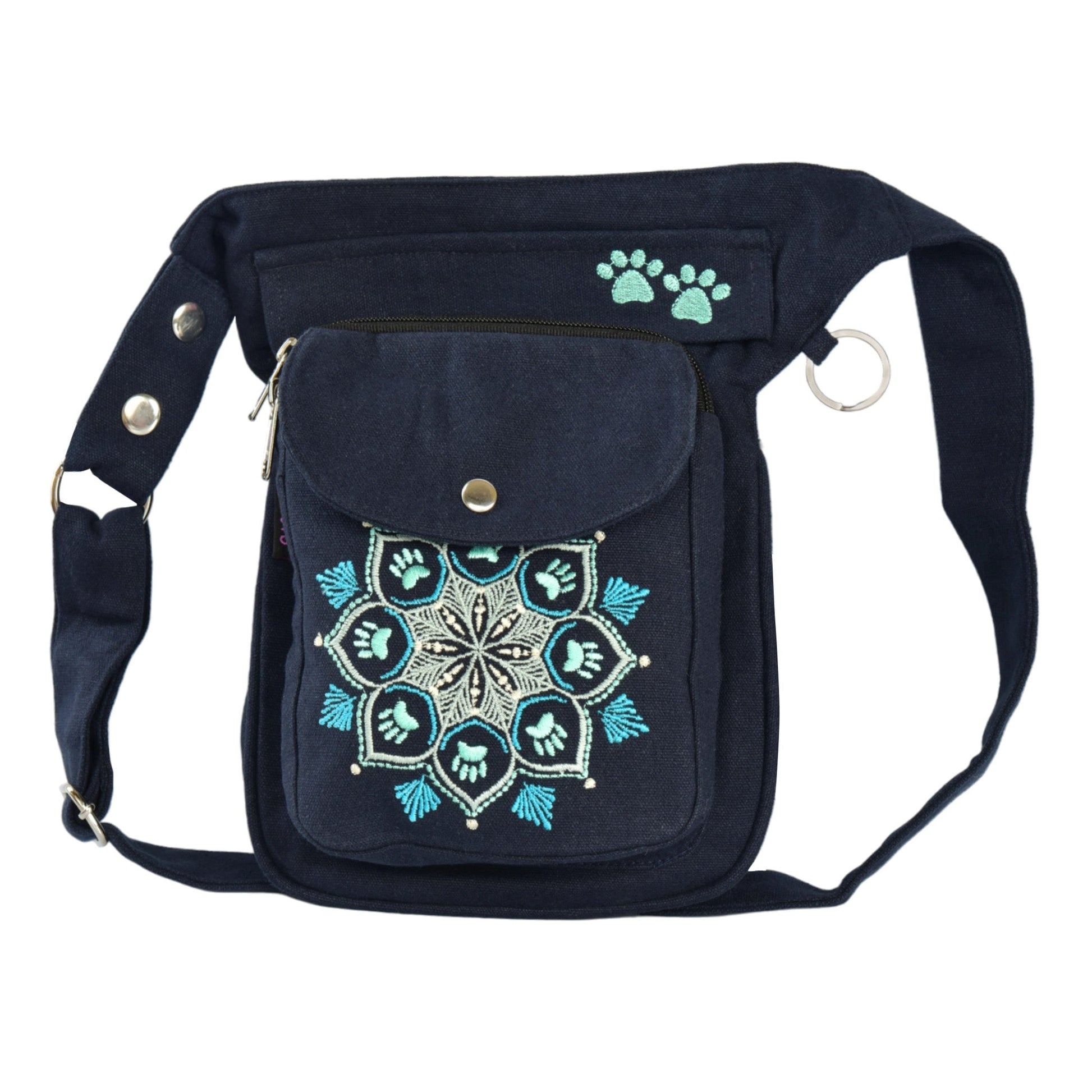 Gassi-Tasche mit Mandala Stickerei, S-XXXL - Hannover HS 13 Nijens
