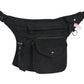 Gassi-Tasche mit Flaschenhalter "Brandenburg" Cord Schwarz (103)