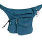 Gassi-Tasche mit Flaschenhalter "Brandenburg" Cord Petrol (120)