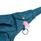Gassi-Tasche mit Flaschenhalter "Brandenburg" Cord Petrol (120)