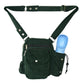 Gassi-Tasche mit Flaschenhalter „Konstanz“ Cord Tannengrün (111)
