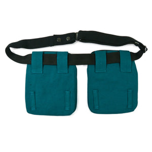 Doppelte Gassi-Tasche für Hundeliebhaber – Rückansicht.