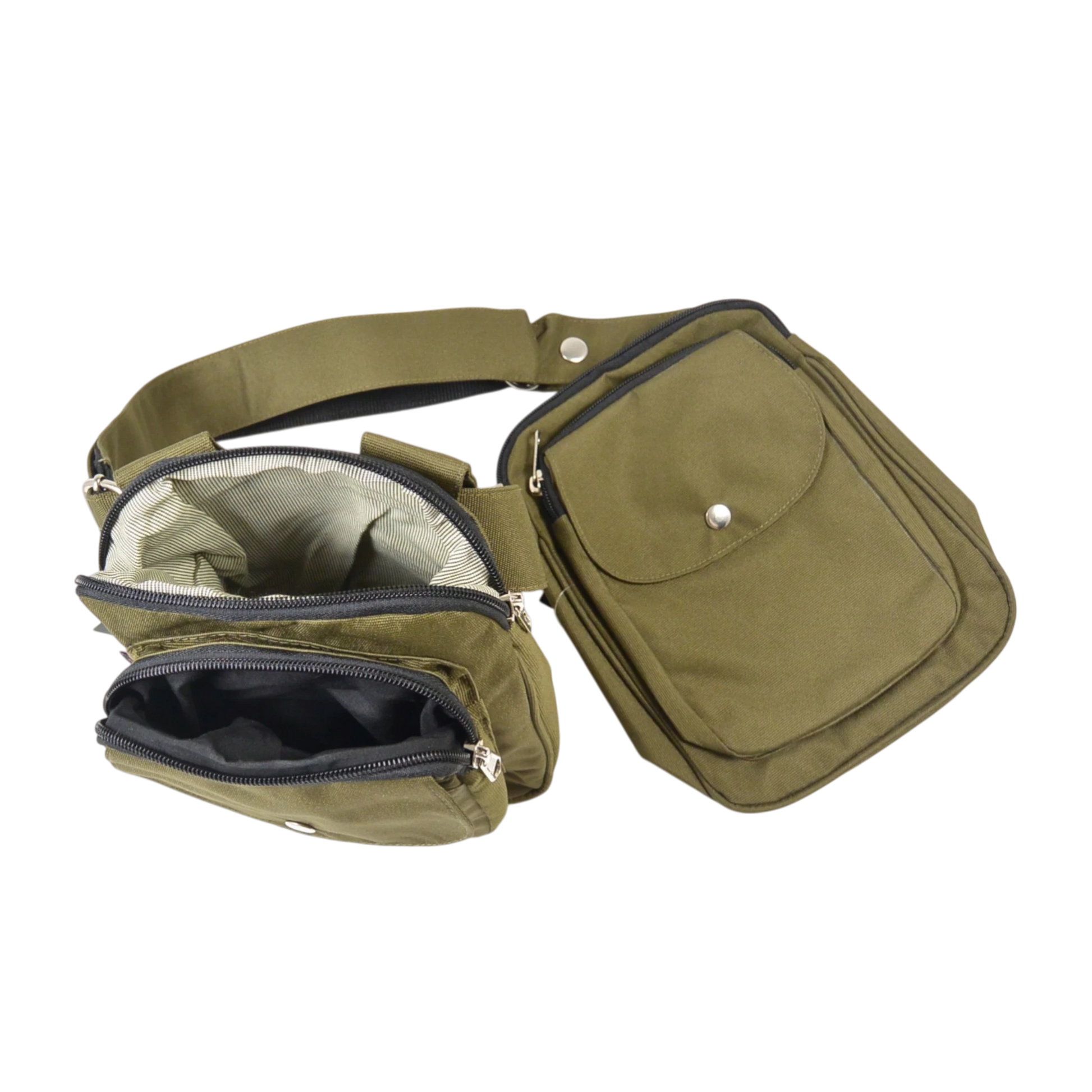 Nijens Gassi-Tasche in Olivgrün.