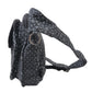 Gassi-Tasche "Freiburg" Baumwoll-Canvas Pfotendesign Schwarz (734)