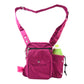 Gassi-Tasche mit Flaschenhalter „Konstanz“ Wasserabweisend Fuchsia (71011)
