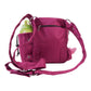 Gassi-Tasche mit Flaschenhalter „Konstanz“ Wasserabweisend Fuchsia (71011)