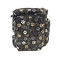 Gassi-Tasche mit Flaschenhalter „Konstanz“ Pfotendesign Schwarz 71038
