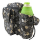 Gassi-Tasche mit Flaschenhalter „Konstanz“ Pfotendesign Schwarz 71038